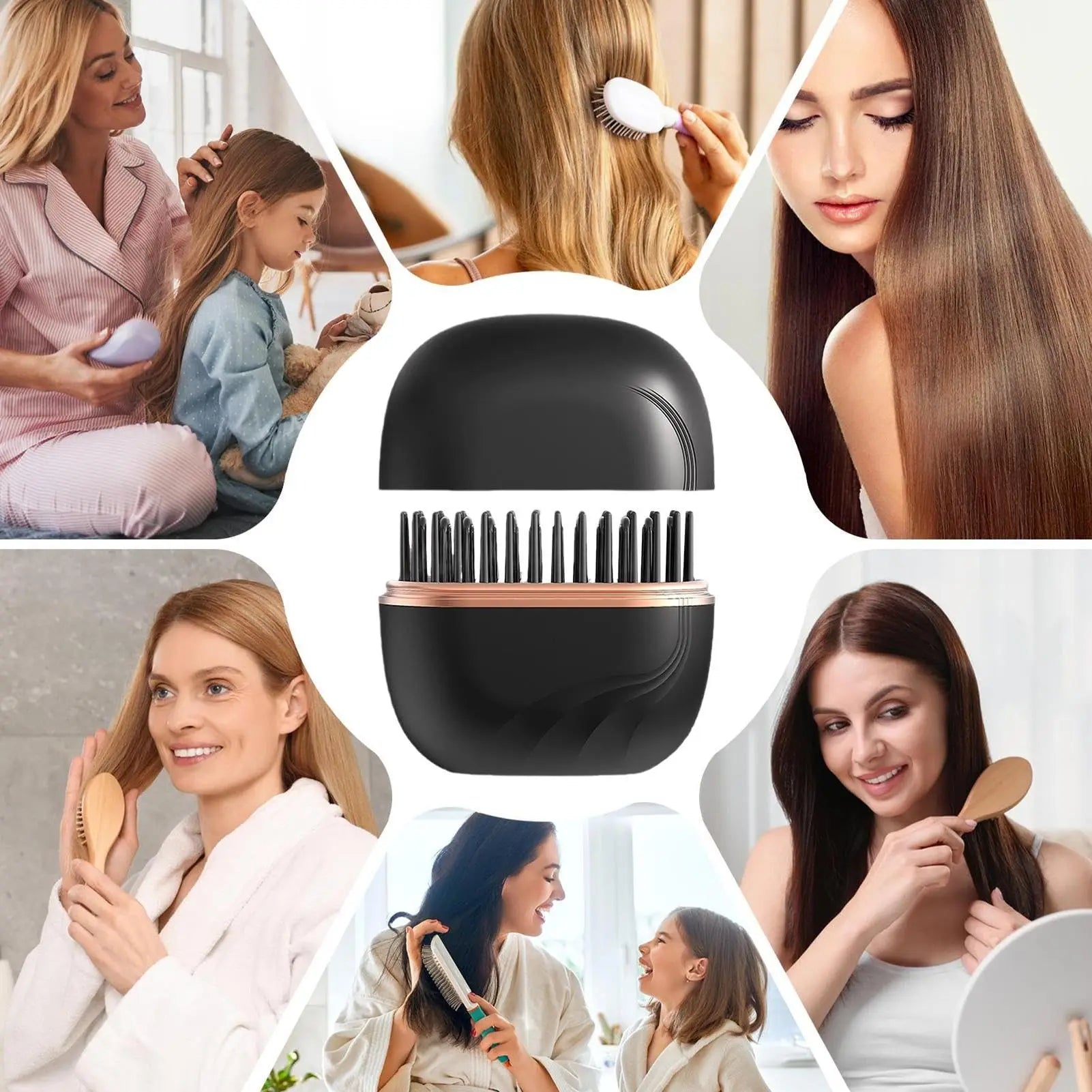 Lumé GlowComb – Kabelloser Mini-Glättkamm für unterwegs