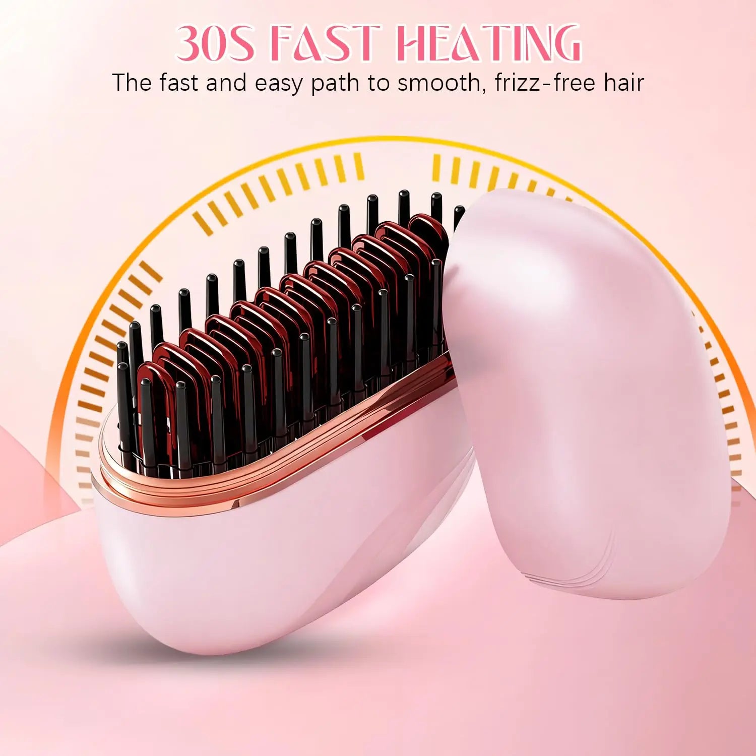Lumé GlowComb – Kabelloser Mini-Glättkamm für unterwegs